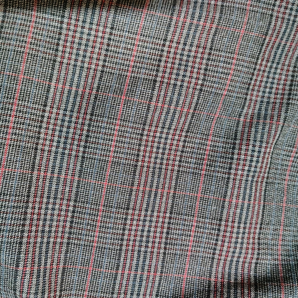 Soho Apparel woman's Red and Black Plaid Pull On Dress Pants, Size M - Picture 8 of 8